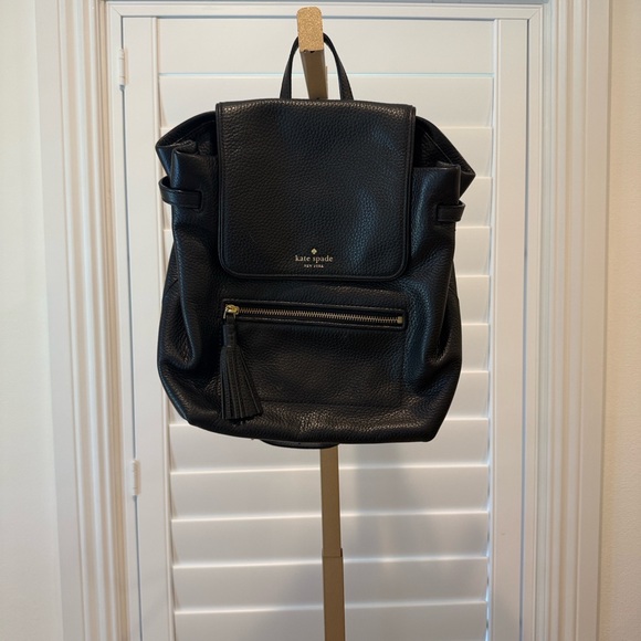 Kate Spade Black Leather Backpack. Kate Spade Chester Street Kacy